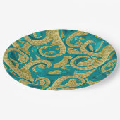 Octopuspapier Borden Papieren Bordje (Gekanteld)