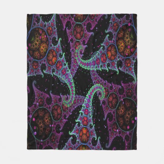 Octopus's Garden Fleece Throw (Voorkant)