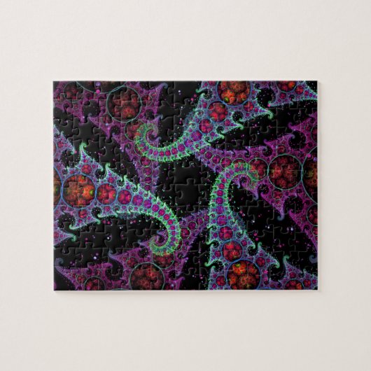 Octopus's Garden Fractal Art Legpuzzel (Horizontaal)