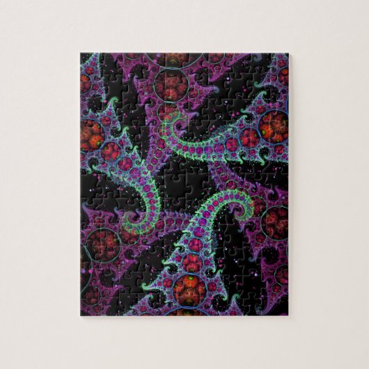 Octopus's Garden Fractal Art Legpuzzel (Verticaal)