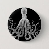 octopusschets ronde button 5,7 cm (Voorkant)