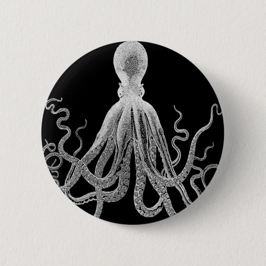 octopusschets ronde button 5,7 cm (Voorkant)