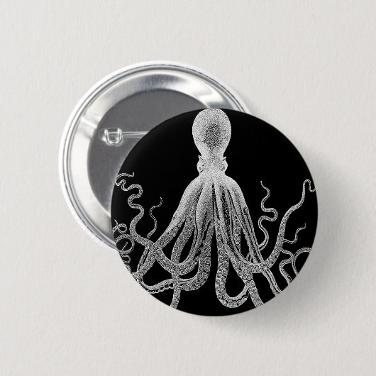 octopusschets ronde button 5,7 cm (Voorkant /achterkant)