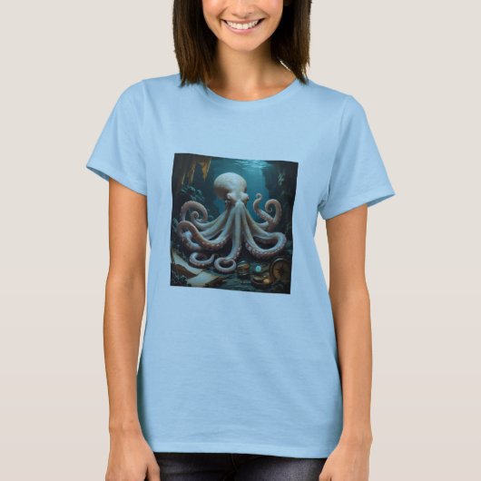 Octopusschilderij T-shirt (Voorkant)