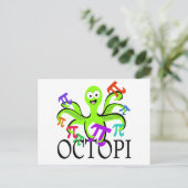Octopussen Briefkaart (Staand voorkant)