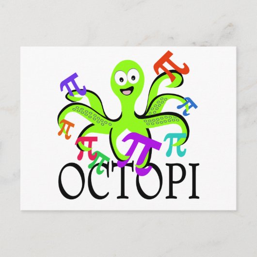Octopussen Briefkaart (Voorkant)