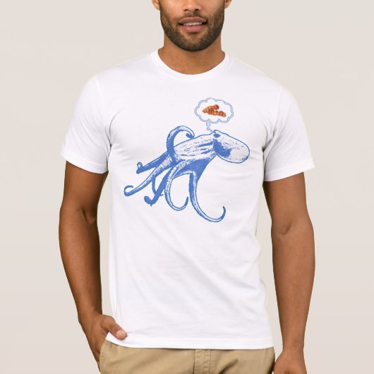 Octopussen dromen ook. t-shirt (Voorkant)