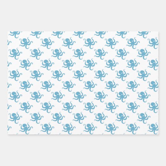 Octopussen Inpakpapier Set van3 (Voorkant)