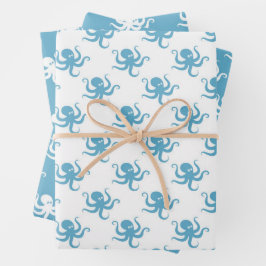 Octopussen Inpakpapier Set van3 Vel