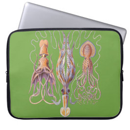Octopussen voor aquatische kunst laptop sleeve