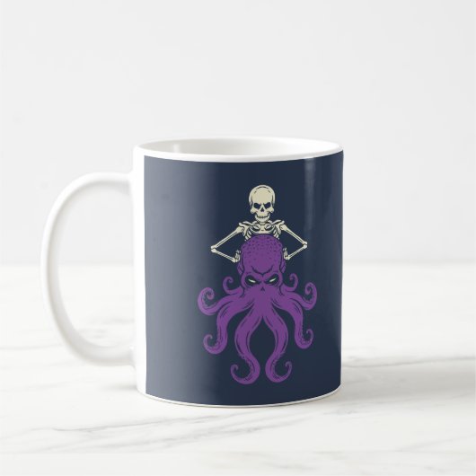 octopusskelet koffiemok (Links)