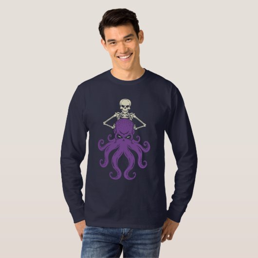 octopusskelet t-shirt (Voorkant volledig)