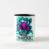 octopusstenen, octopus tweekleurige koffiemok (Center)