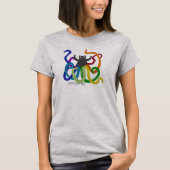 Octopussy T-shirt schattig Octopus Kat (Voorkant)