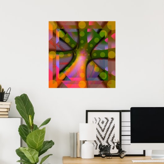 Octopustuin Poster (Thuiskantoor)