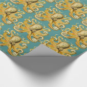octopusverpakkingspapier cadeaupapier (Hoek)