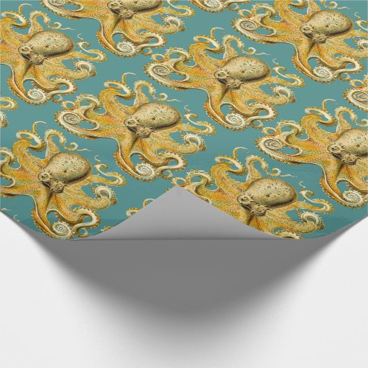 octopusverpakkingspapier cadeaupapier (Hoek)