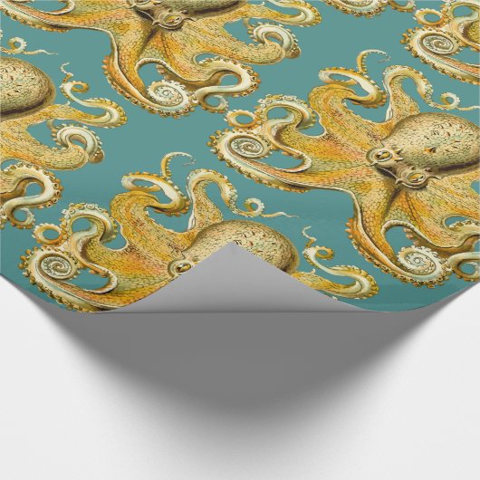 octopusverpakkingspapier cadeaupapier (Hoek)