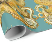 octopusverpakkingspapier cadeaupapier (Rol Hoek)