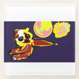 Octopusvreugde Glazen Onderzetter