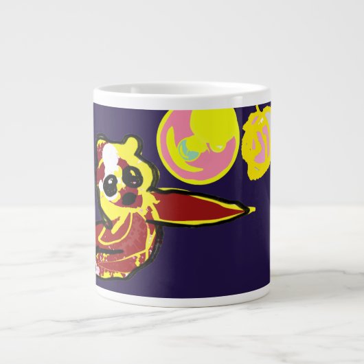 Octopusvreugde Grote Koffiekop (Voorkant)