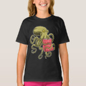 Octopuszak met chips t-shirt (Voorkant)
