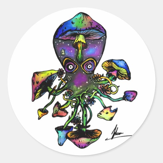 Octoshroom Stickers (Voorkant)