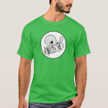 Octoskate 1 - Skateboardende Octopus