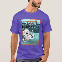 Octoskate 2 Skateboarding Octopus T-shirt