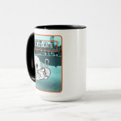 Octoskate Skateboarding Octopus Mok (Voorkant links)