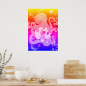Octoskull Poster (Keuken)