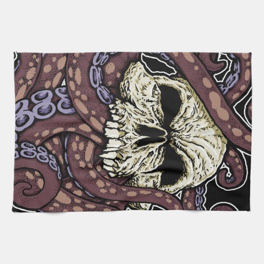 Octoskull Theedoek (Horizontaal)