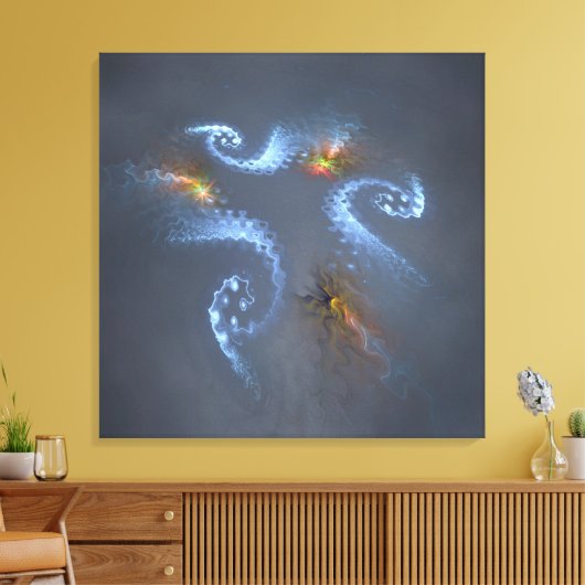 Octospace Canvas Afdruk (Insitu (Woonkamer))