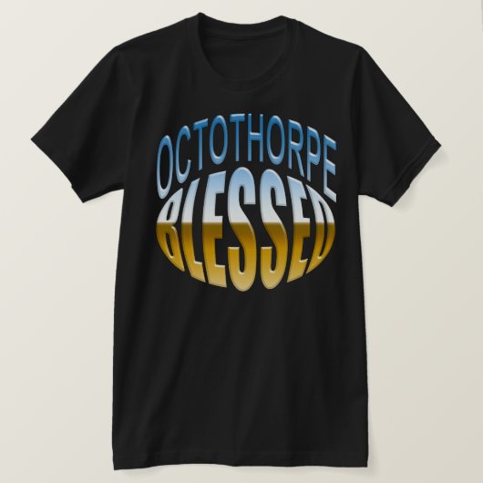 Octothorpe (hashtag) Gezegend Sarcasme T-shirt (Design voorkant)