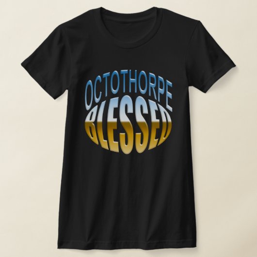 Octothorpe (hashtag) Gezegend Sarcasme T-shirt (Laagn)