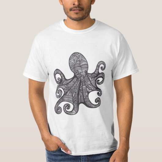 OctoZen Large Print T-shirt (Voorkant)
