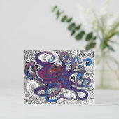 octpus! briefkaart (Staand voorkant)