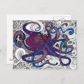 octpus! briefkaart (Voorkant / Achterkant)