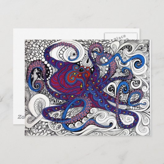 octpus! briefkaart (Voorkant / Achterkant)