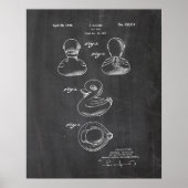 Octrooi op speelgoed eend poster (Voorkant)