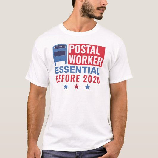 Octrooi voor werknemers in de postsector 2020 t-shirt (Voorkant)