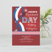 Octrooiuitnodiging voor patriottische feestdagen kaart (Staand voorkant)