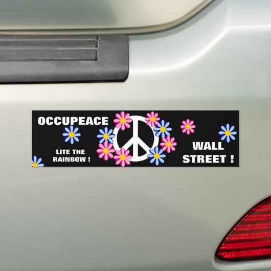 OCTROUWENSTREET! LITE DE RAINBOW BUMPERSTICKER (Op auto)
