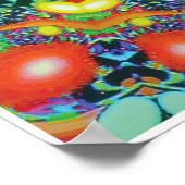 Oculair kinetische collage Kaleidoscoop Poster (Hoek)