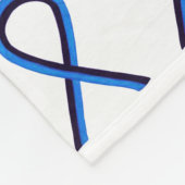 Oculair Melanoom bewustzijn Ribbon Fleece Blanken (Hoek)