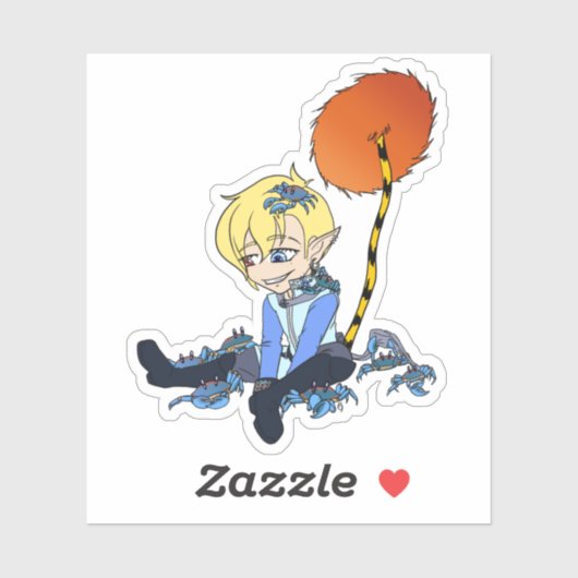 Oculaire Orale Verjaardagskrabben Sticker (Vel)