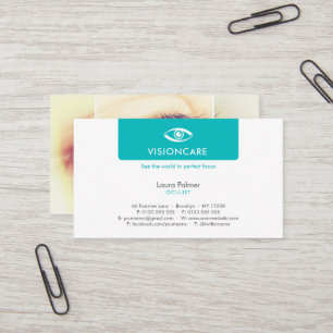 Oculist Optican Professional Visitekaartje