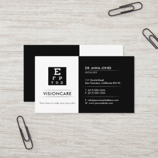Oculist | Optican Visitekaartje