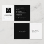 Oculist | Optican Visitekaartje (Voorkant / Achterkant)