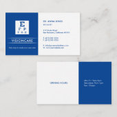 Oculist | Optican Visitekaartje (Voorkant / Achterkant)